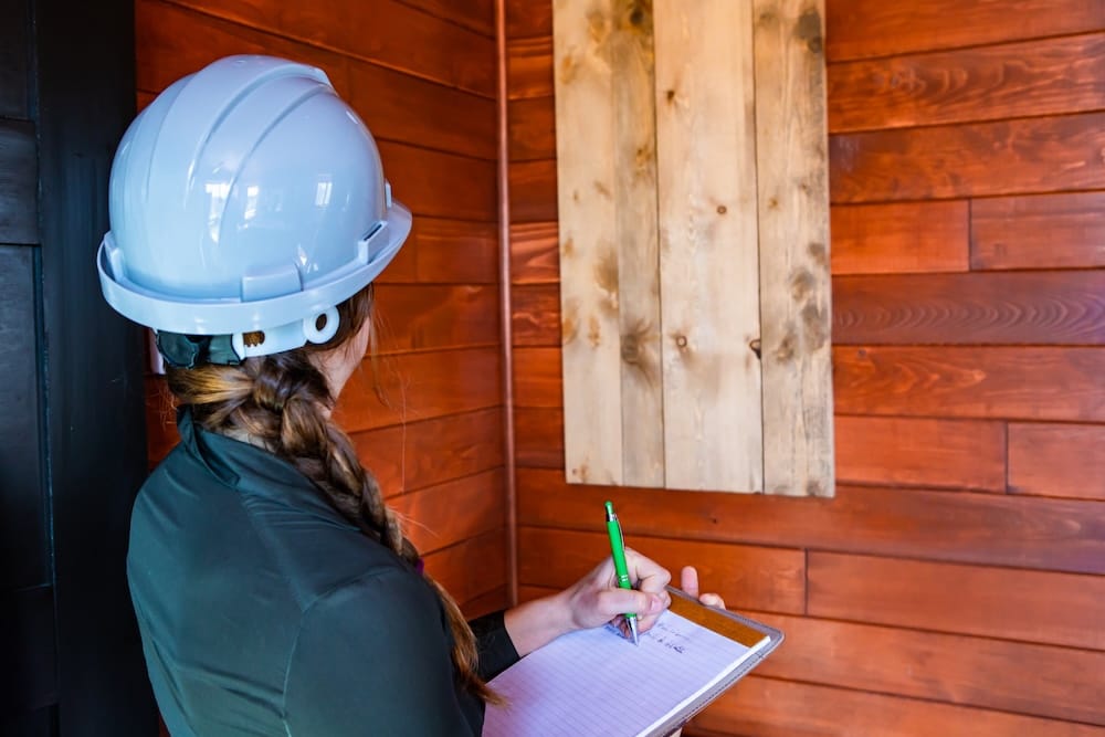 Post-remediation mold inspection services.