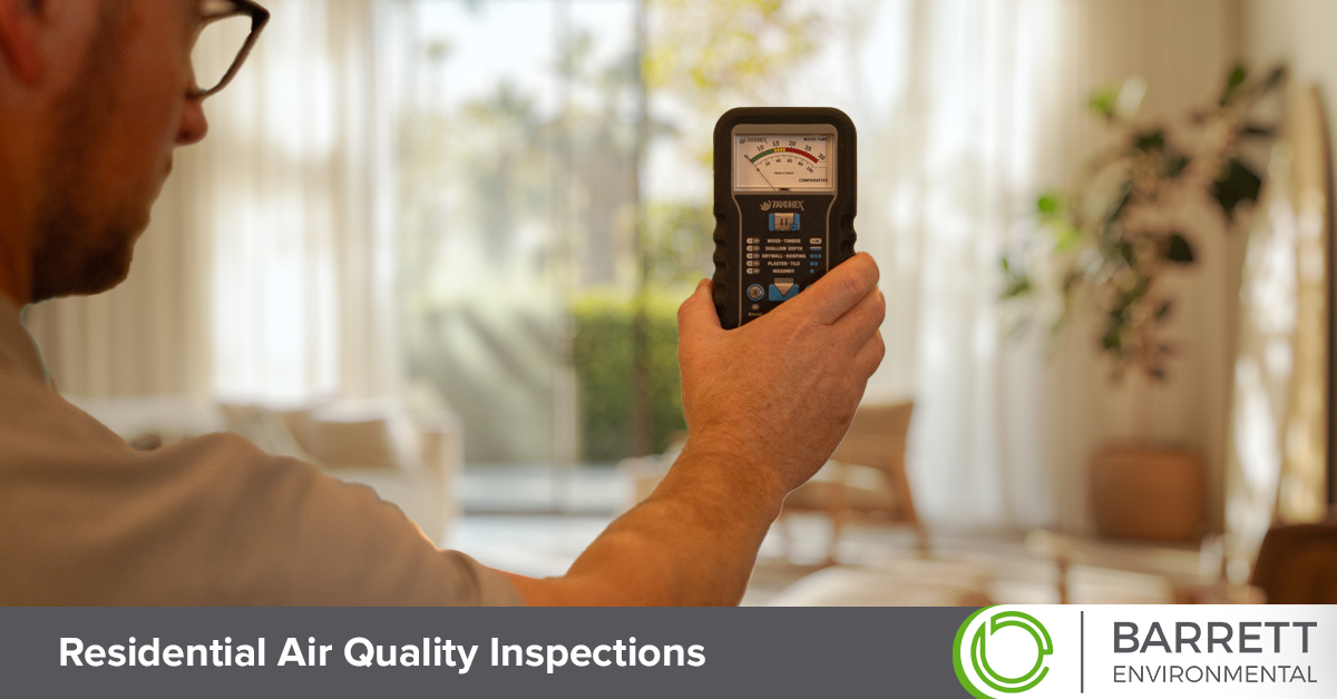 Home indoor air quality testing in DFW.