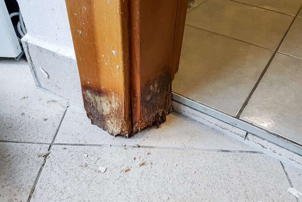 Professional post-water damage inspection.